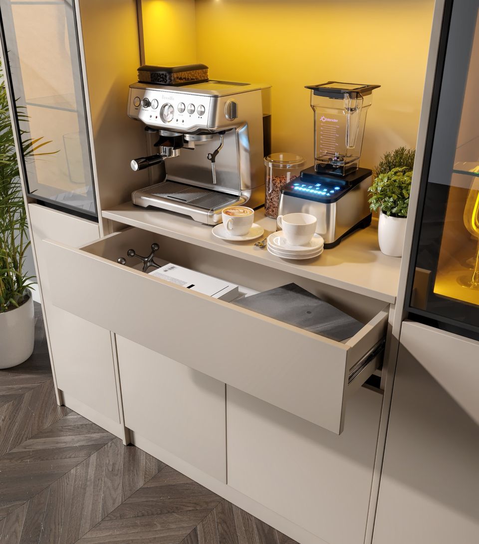 Kasios coffee station cabinet, image 3