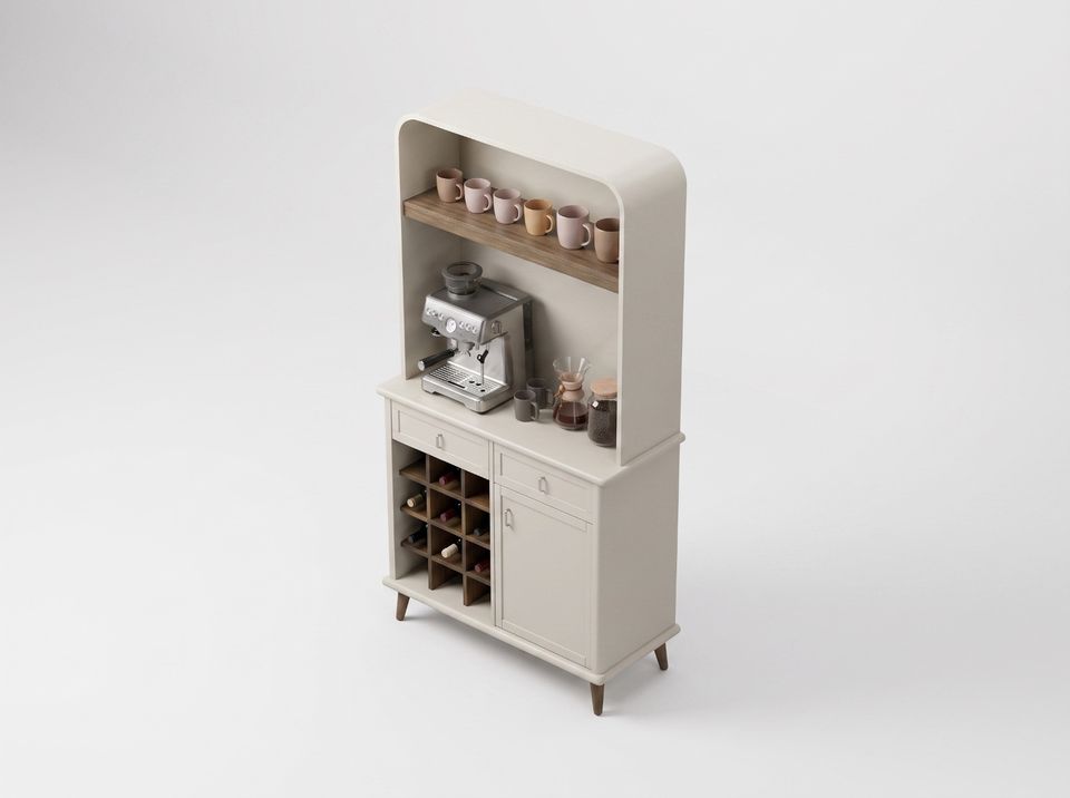 Koressos coffee station cabinet, image 3