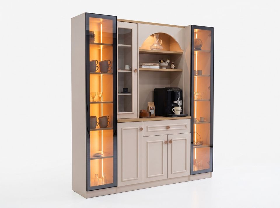 Mikale Duo coffee station cabinet, image 2