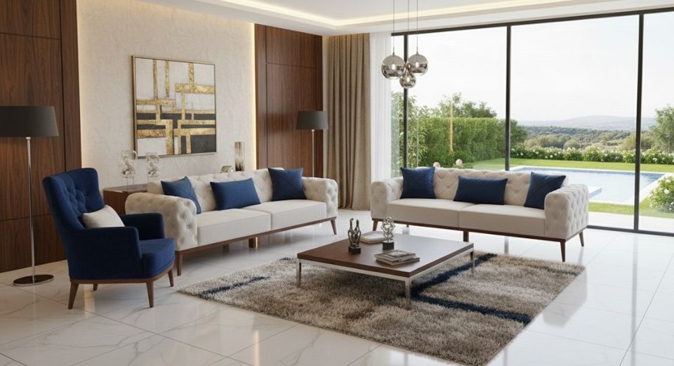 Pordoselene sofa set, image 4